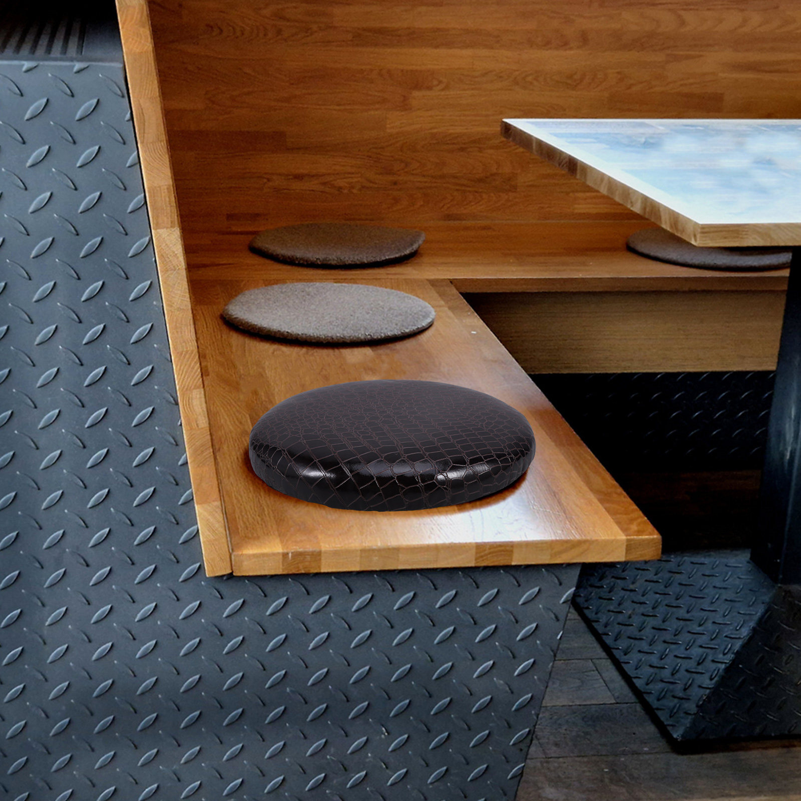 바 스툴 좌석 교체용, 11인치 원형, 견고한 나무 소 - Home Bar Stools 리뷰 및 가격