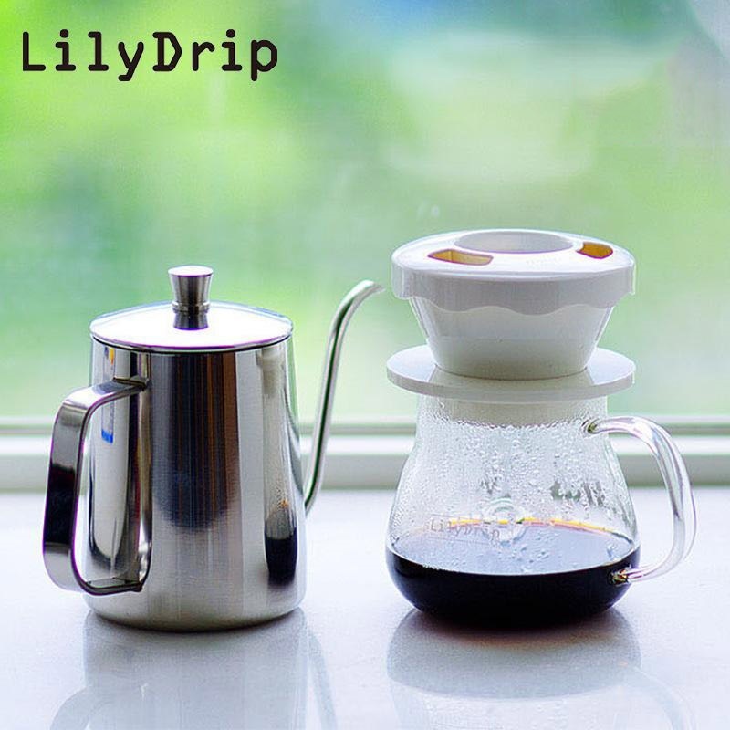 트라이탄 릴리 케이크 커피 드리퍼 핸드 푸어 오버 커피 - Home Bar Supplies 리뷰 및 가격