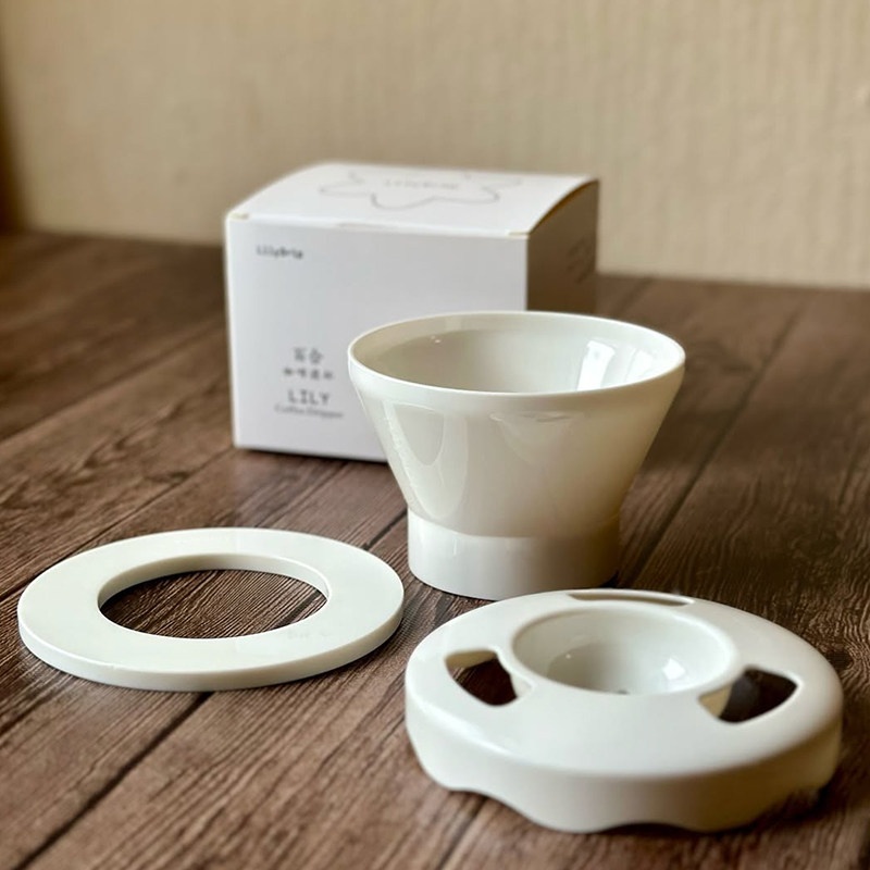 트라이탄 릴리 케이크 커피 드리퍼 핸드 푸어 오버 커피 - Home Bar Supplies 리뷰 및 가격
