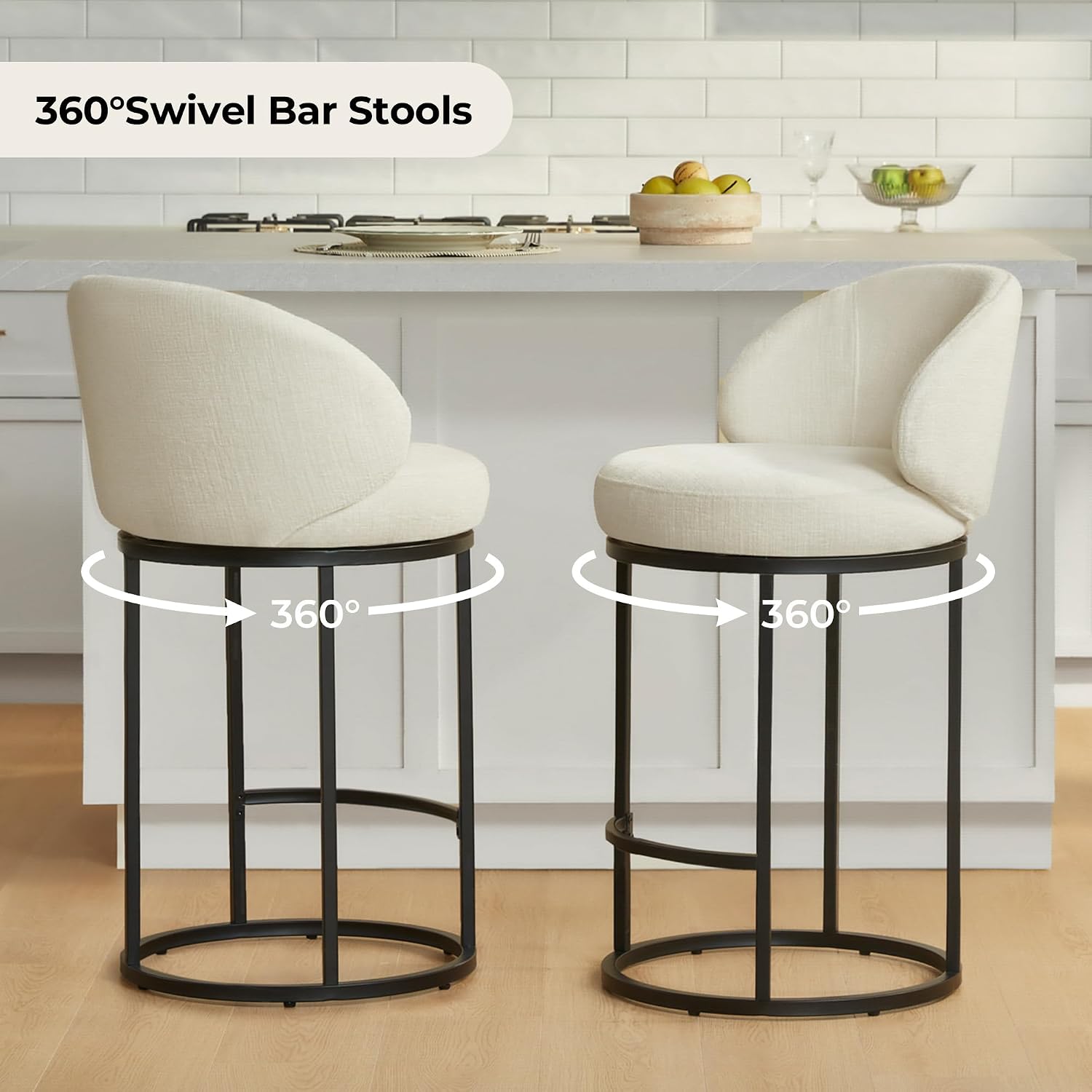 의자 등받이와 금속 베이스가 있는 3개 세트의 쿠션형  - Home Bar Stools 리뷰 및 가격