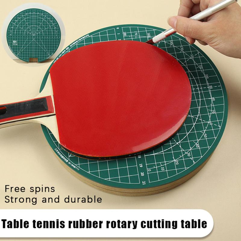 새로운 탁구 고무 회전식 커팅 매트 세트 DIY 커팅  - Bar Mat Rubber 리뷰 및 가격