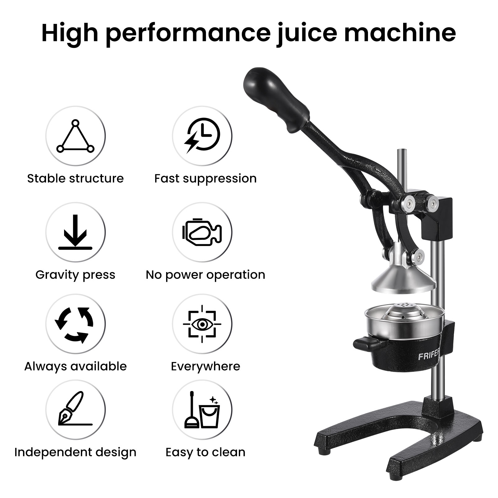 경량 스테인리스 스틸 수동 감귤류 착즙기, 상업용 수동 - Citrus Juicer Bar 리뷰 및 가격