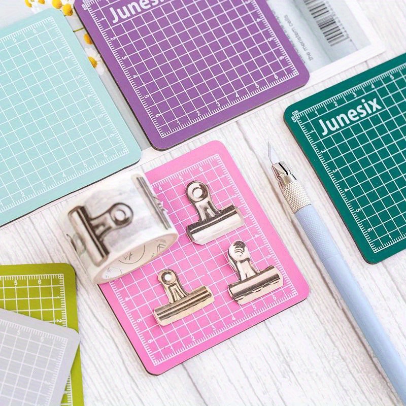 2Pcs 미니 커팅 패드 수제 모델 8x8cm 핸드 텐 - Bar Mat Rubber 리뷰 및 가격